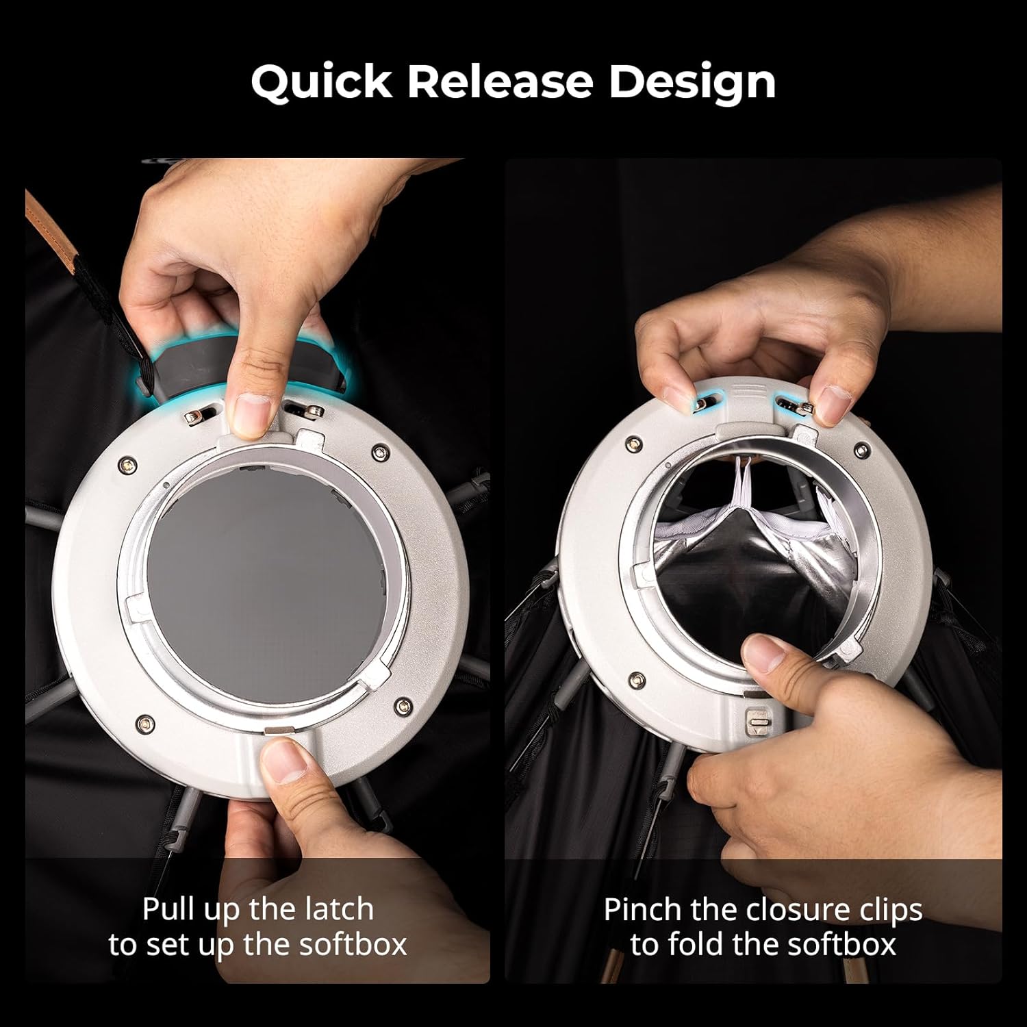 Detalle de SMALLRIG Softbox octogonale 65 cm pour Bowens