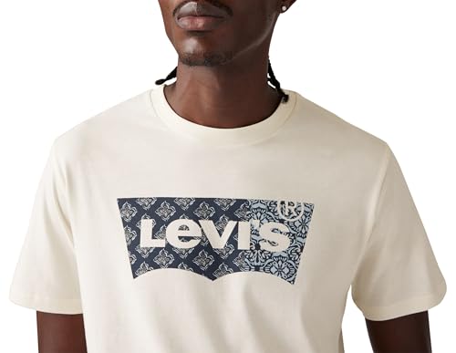 Detalle 1 de Levi's Graphic Crewneck tee Camiseta Batwing Bandana Fill S