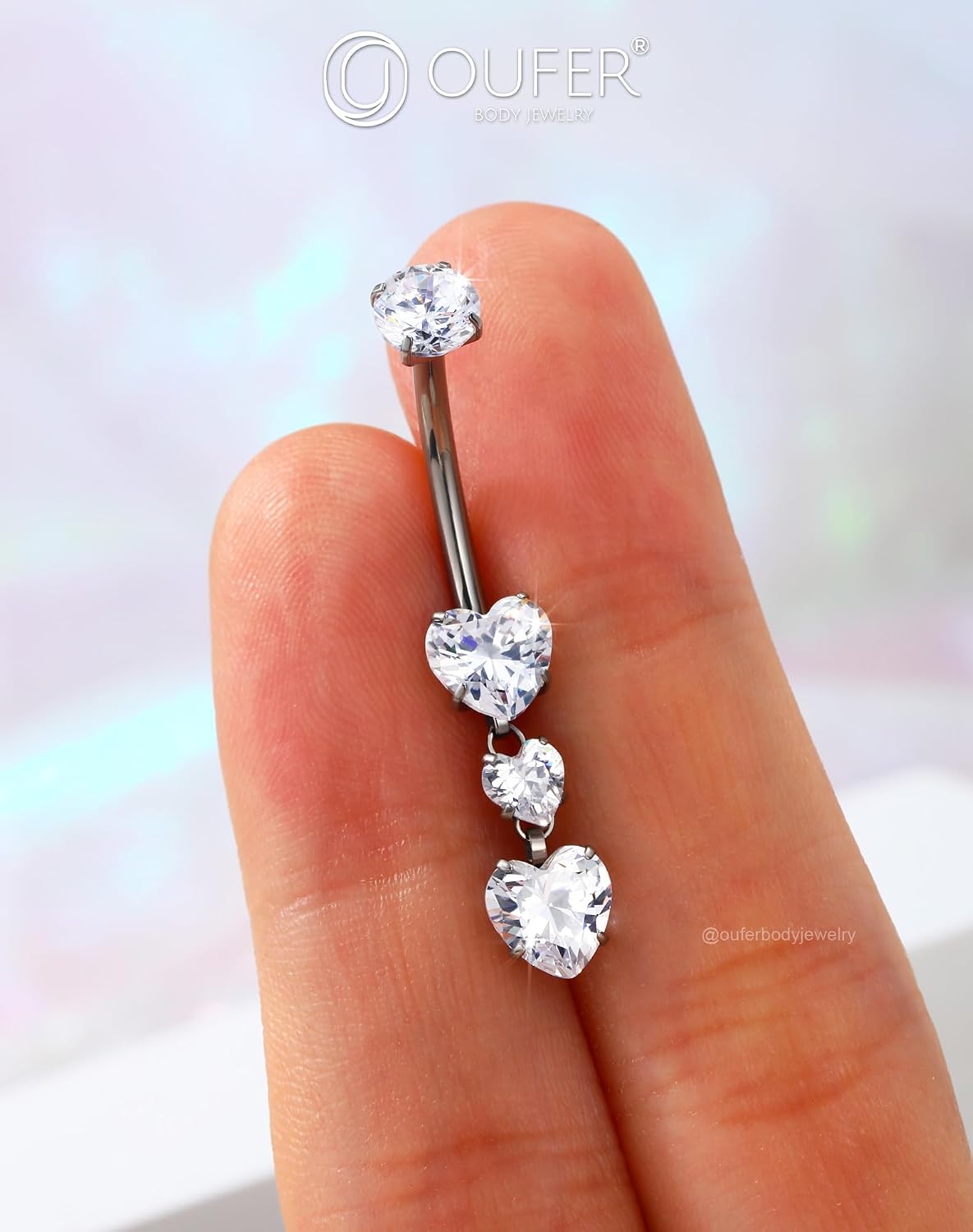 Thumbnail 2 de OUFER Belly Bar Interne 14G 10/12/14 mm