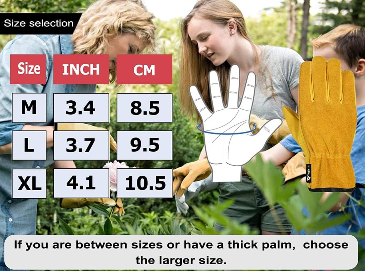Thumbnail 4 de WFX Leather Working Gloves – Thorn Proof Garden Heavy Duty Utility (XL, Pack of 1)
