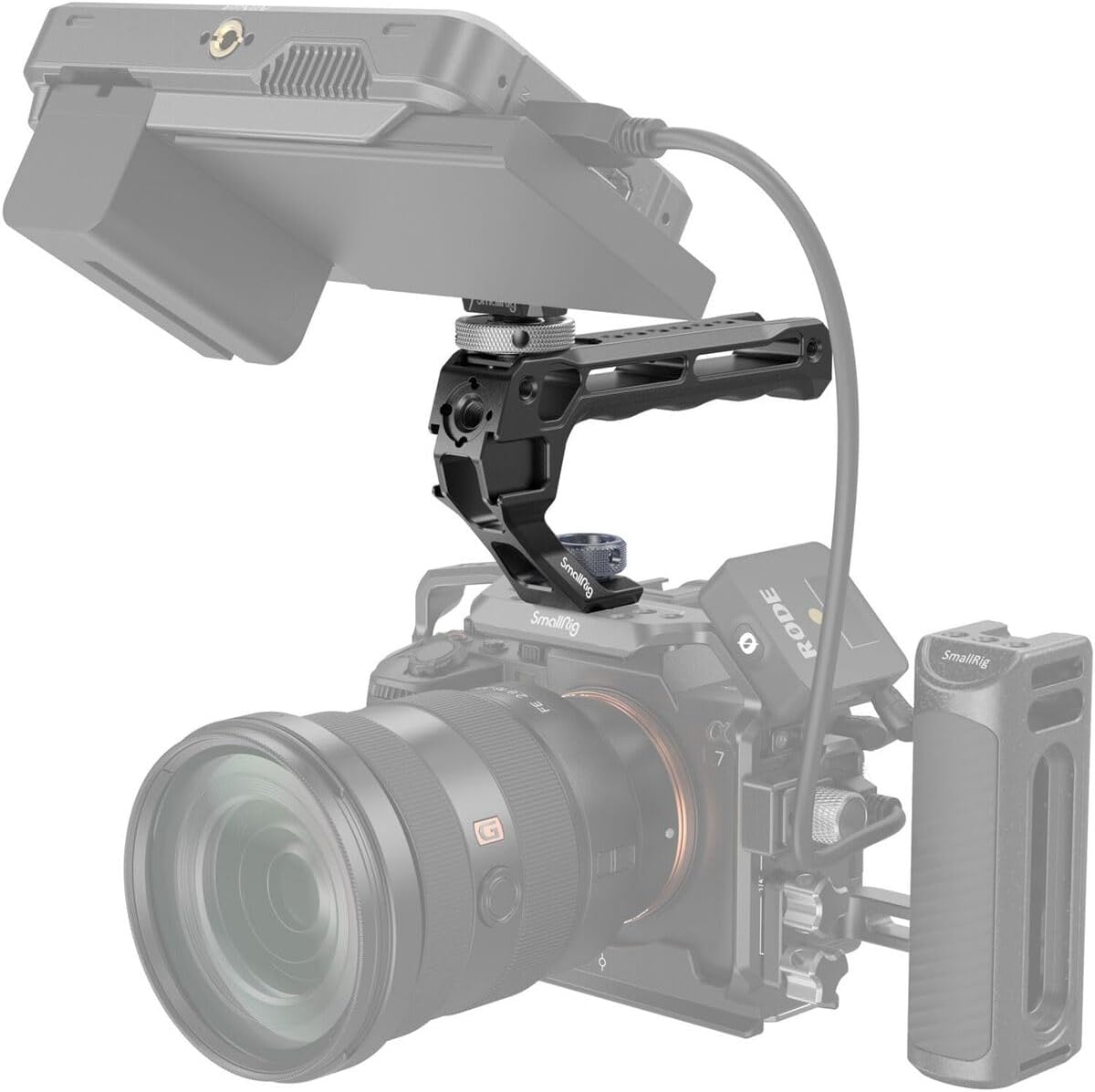 Detalle 2 de SMALLRIG 5322 top handle with monitor mount
