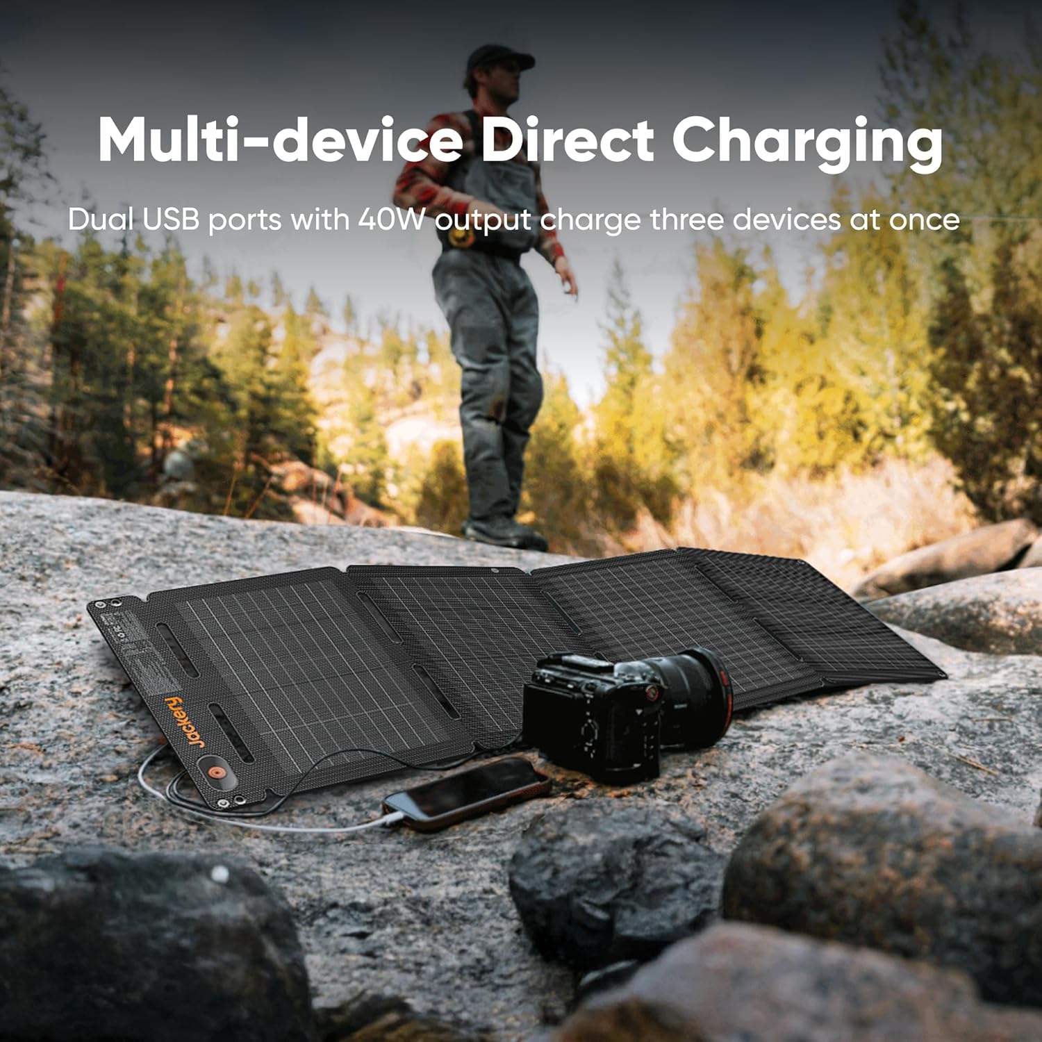 Thumbnail 2 de Jackery SolarSaga 40W Air Solar Panel: Ultra-Light, Foldable, and Versatile Power Anywhere