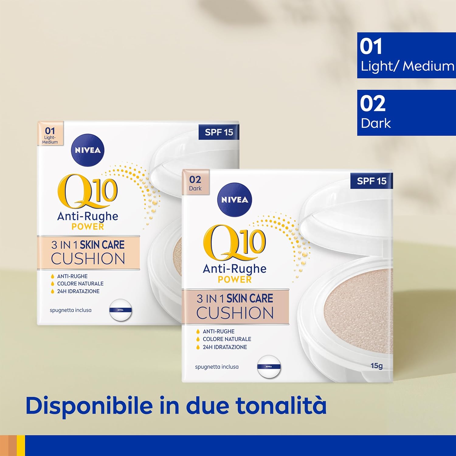Thumbnail 6 de NIVEA Q10 Plus Anti-Age fondotinta cushion 15ml 💄