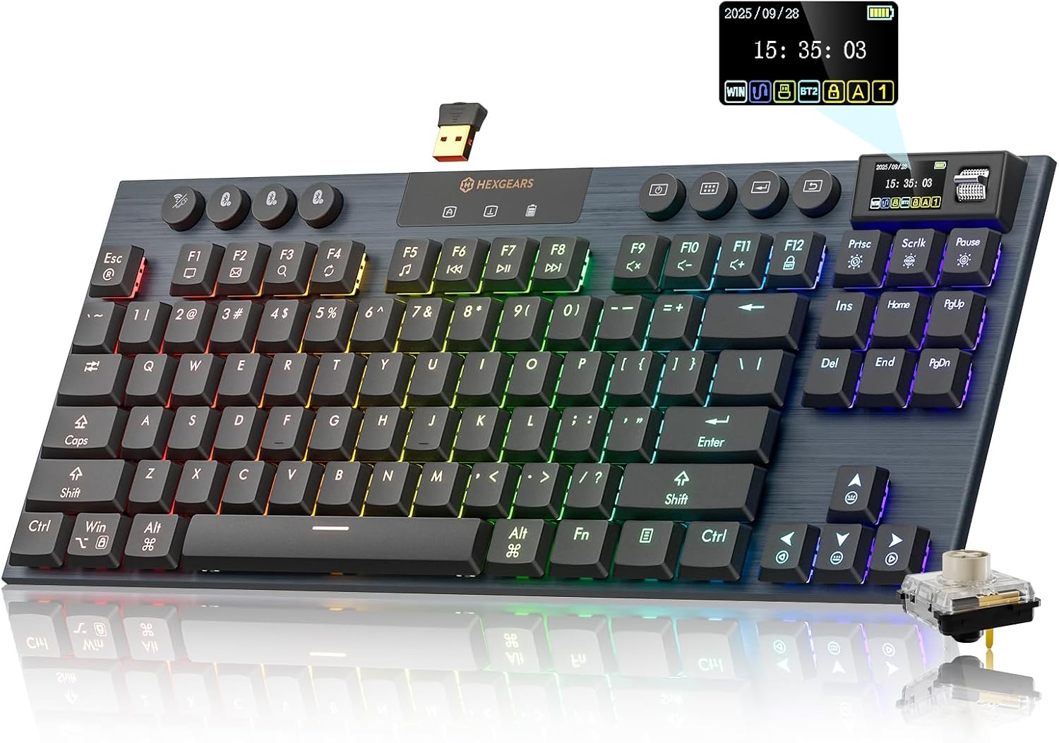 Detalle de Hexgears Low-Profile Mechanical Keyboard A3
