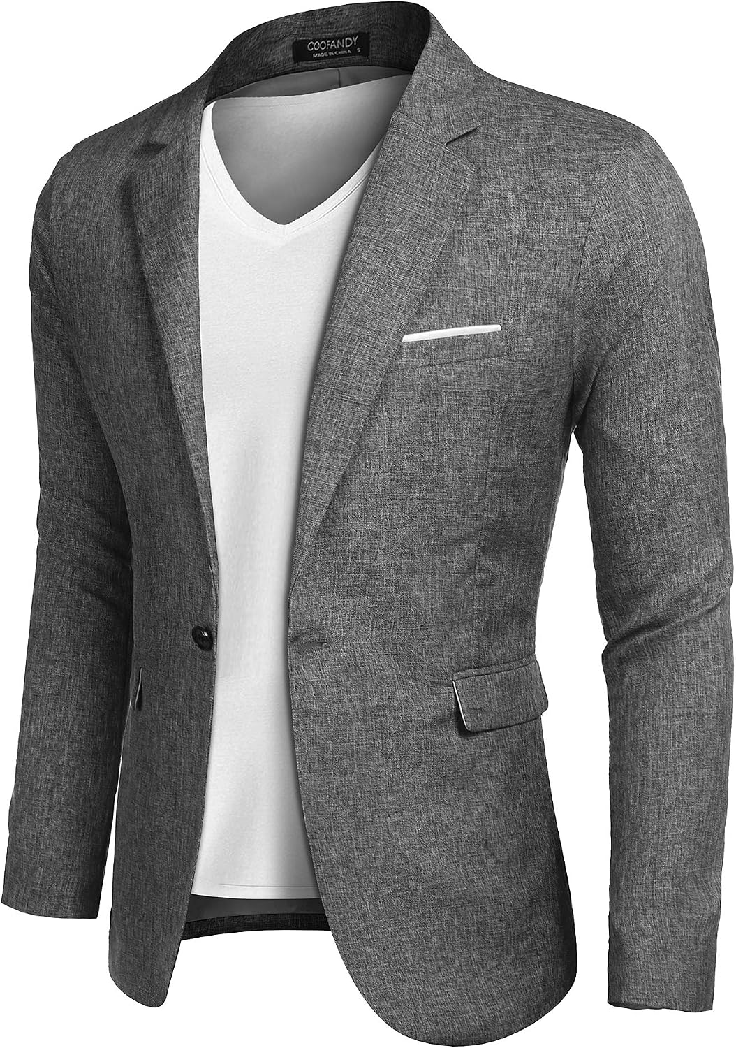 Thumbnail 6 de COOFANDY ##VAJ007917 Men's One-Button Sport Coat, Lightweight Regular Fit