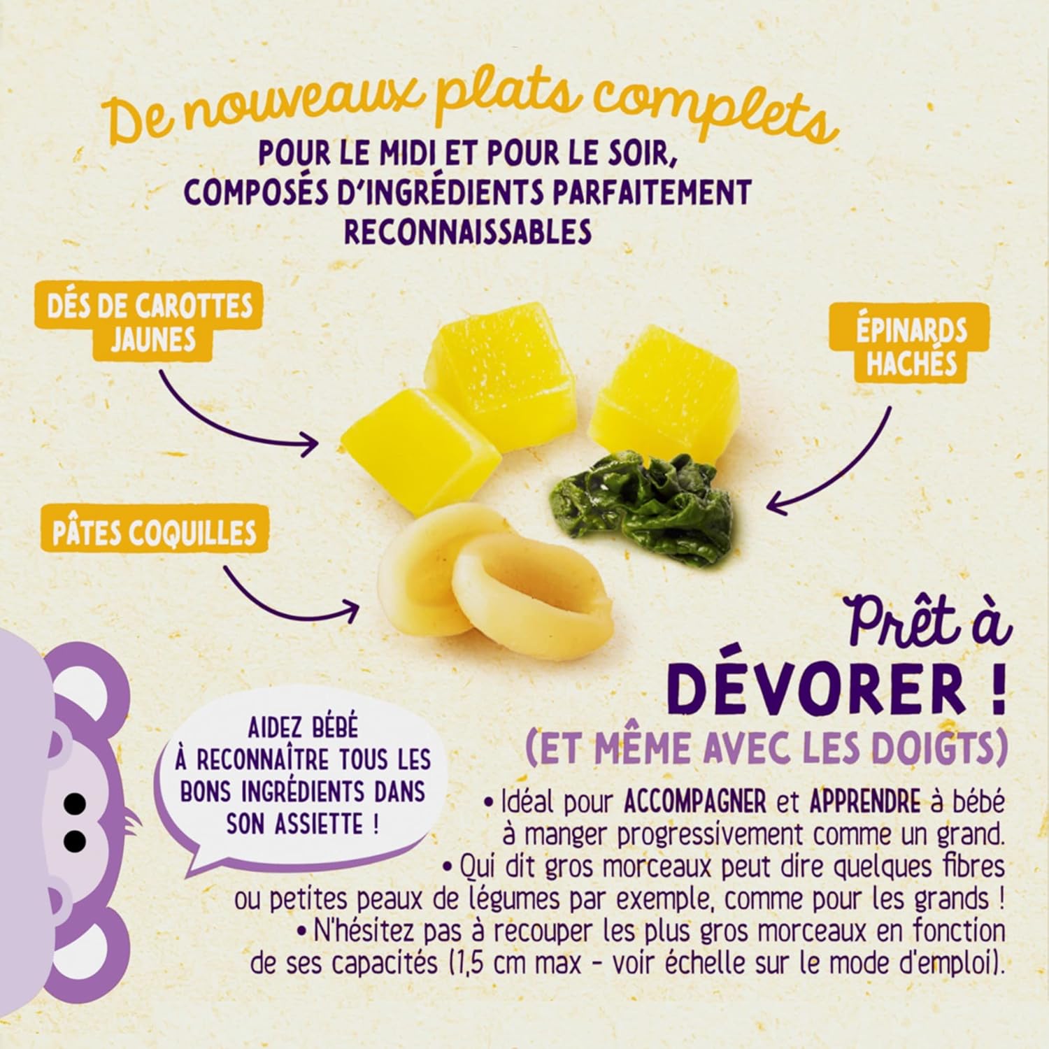 Detalle 2 de Blédina Petits plats bébé 15 mois 🍽