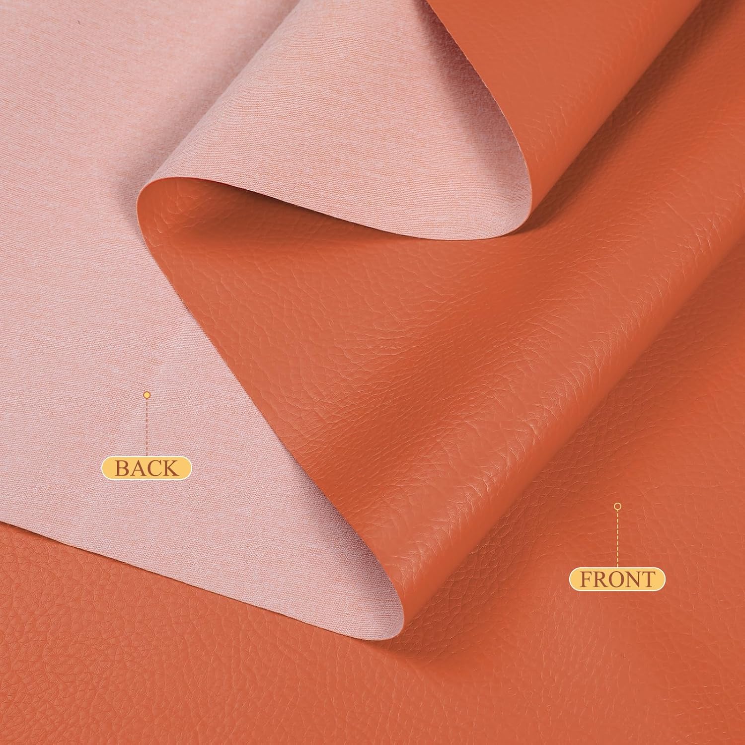 Detalle 2 de Faux Leather Upholstery Fabric, 0.7 mm