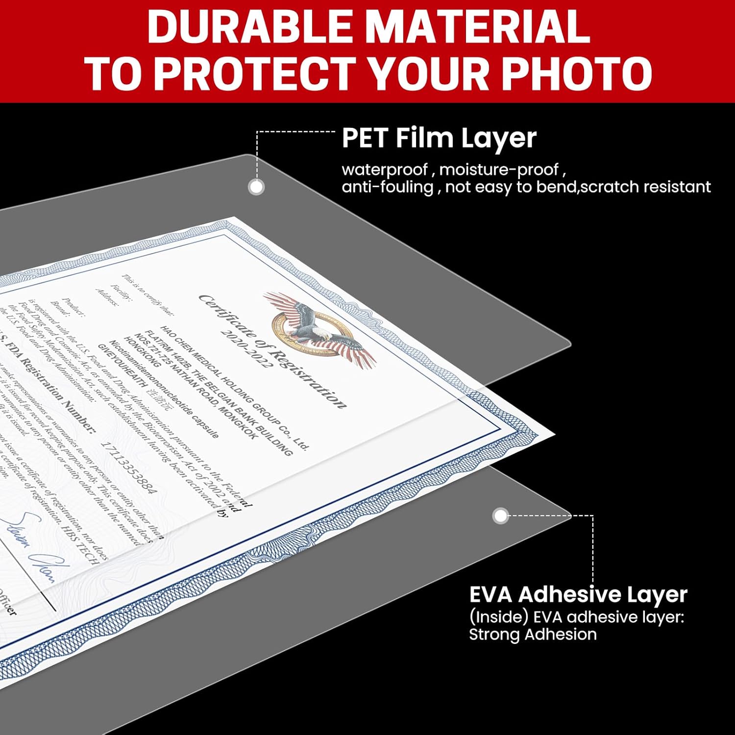 Thumbnail 2 de CAREGY 5 Mil Laminating Pouches (200 Pack) – 9x11.5 Inches