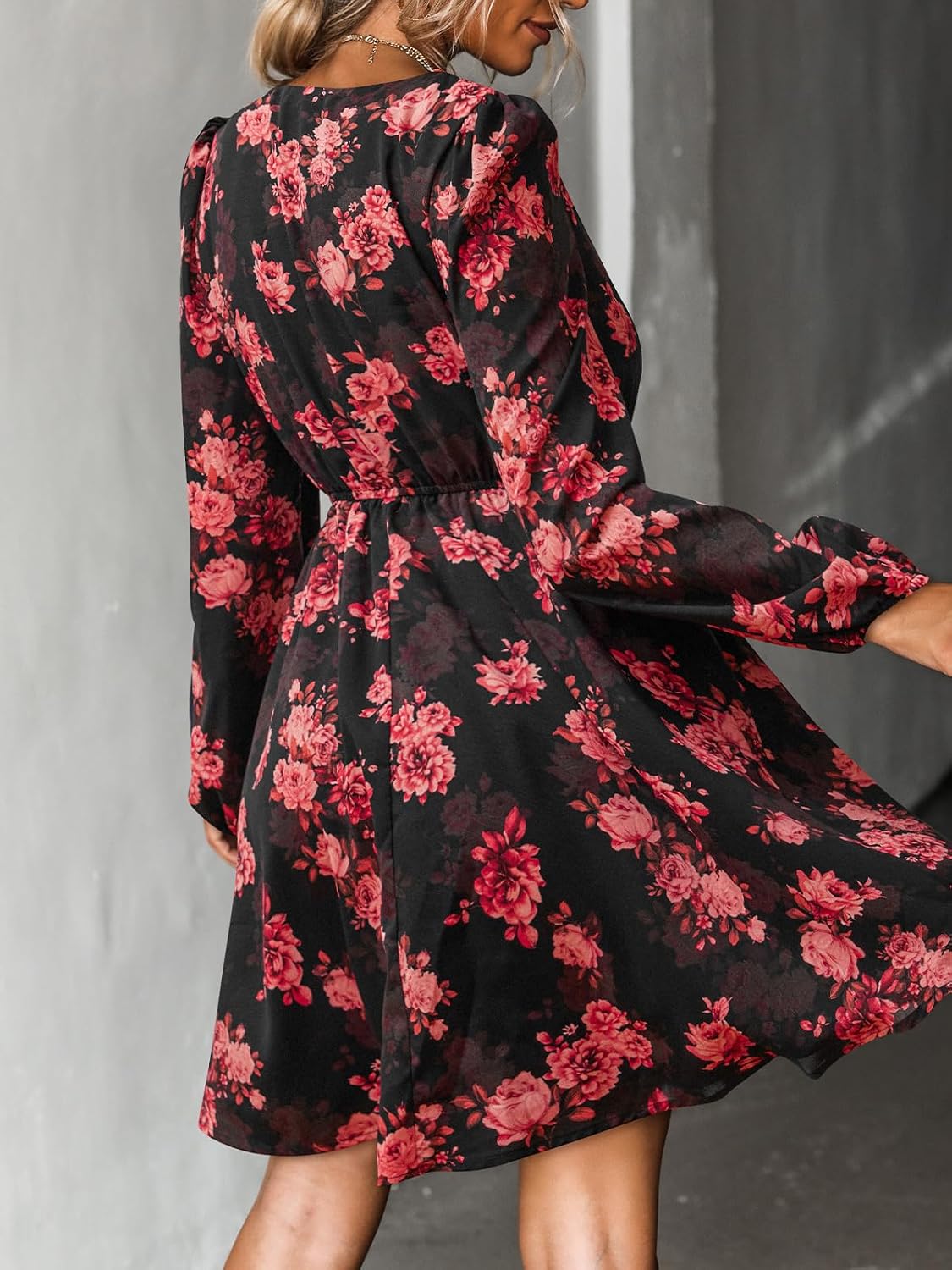 Thumbnail 2 de Cupshe Abito autunnale in chiffon mini