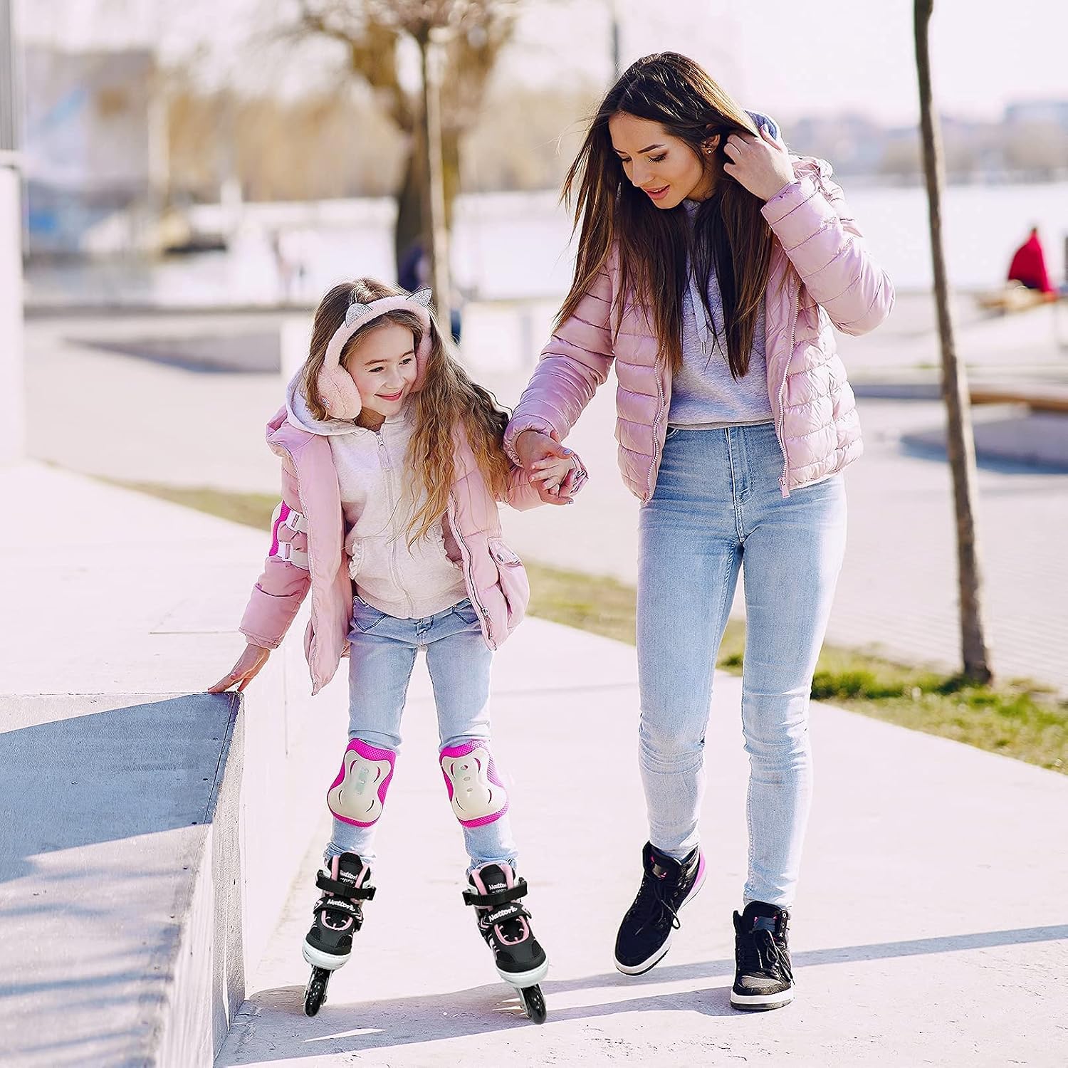 Thumbnail 6 de Nattork Adjustable Inline Skates for Kids (4-Size Fit) with Light-Up Wheels, Beginner Roller Skates