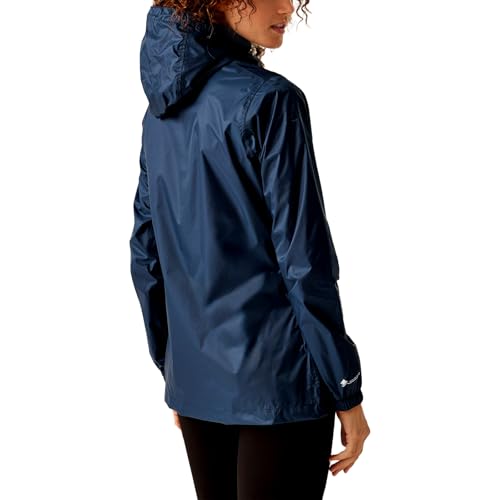 Detalle de Regatta Womens Pack-It III Jacket Waterproof Pack Away Hiking Coat – Black, Size 28