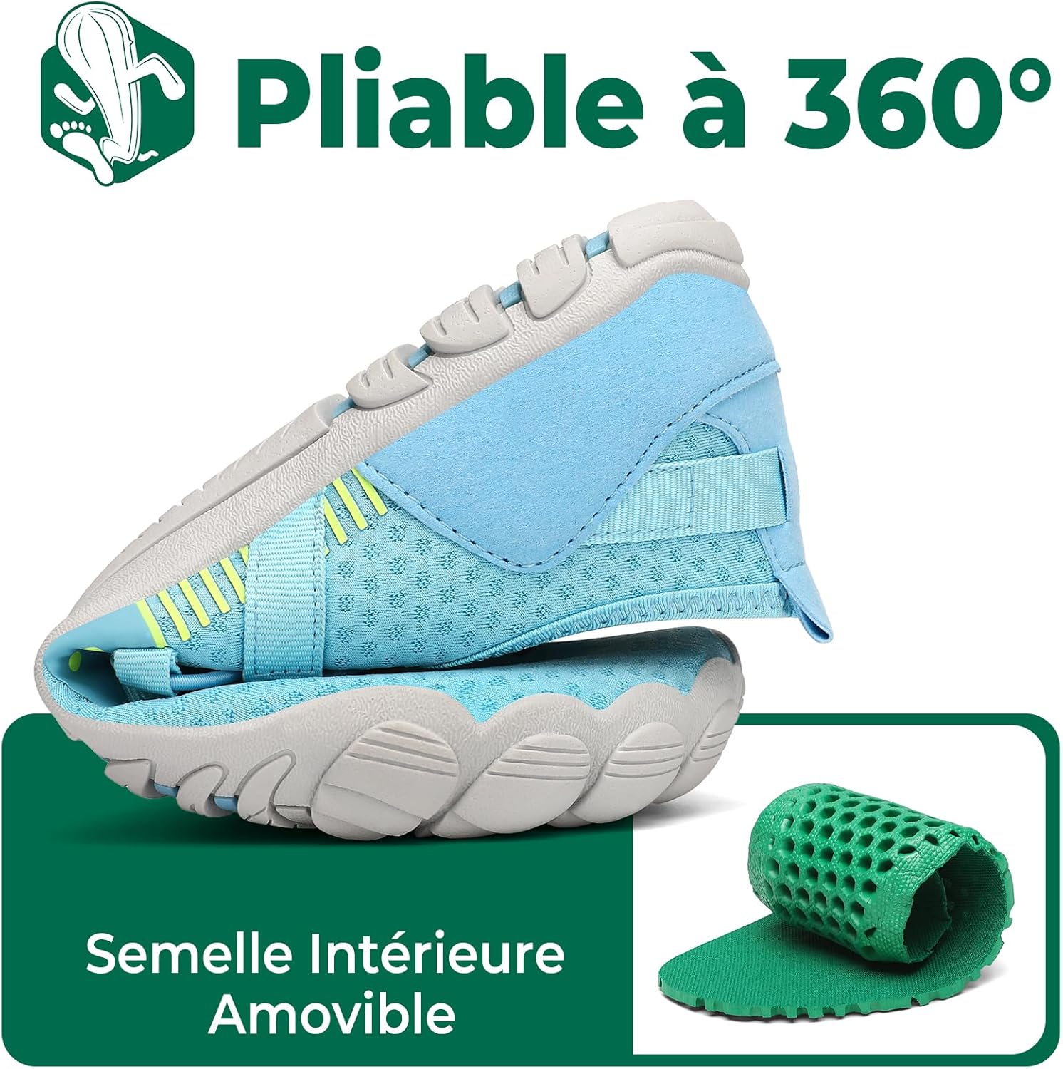 Detalle de SAGUARO Chaussures aquatiques barefoot ultra-légères à séchage rapide GR.36-48