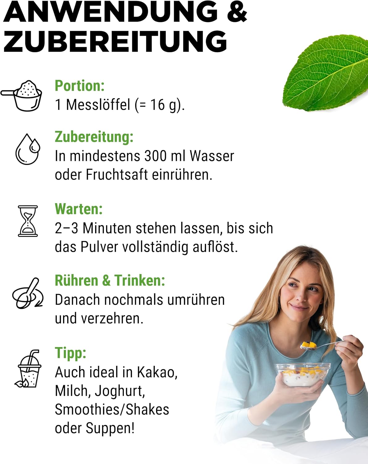 Thumbnail 5 de Vit4ever Collagen Pulver 1000 g - bioaktives Kollagen Typ 1 & 3