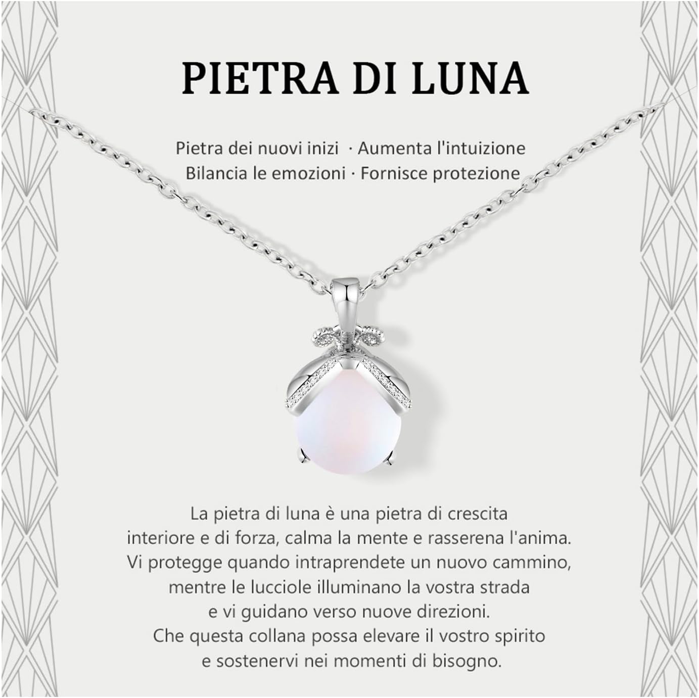 Detalle de Lueaurra Collana Pietra di Luna