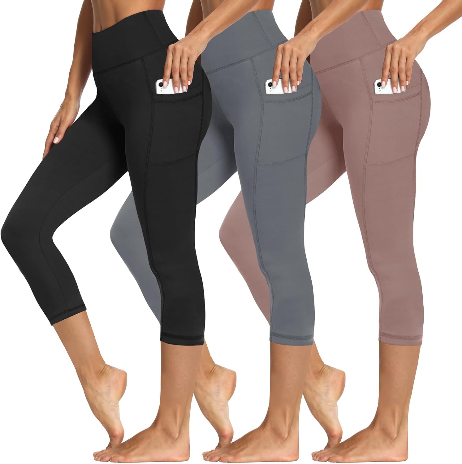 Thumbnail 5 de 3 Packs Women's Leggings with Pockets ⚙