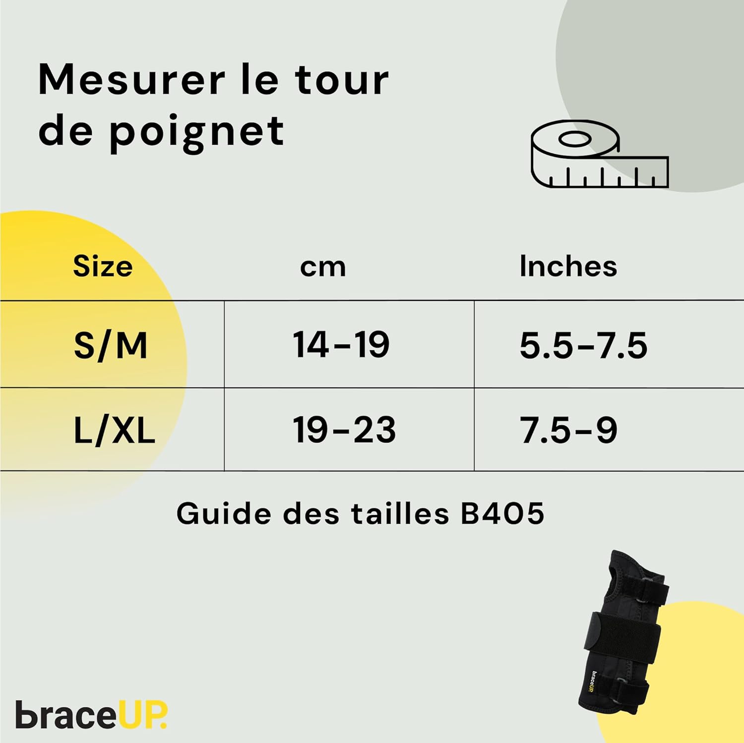 Thumbnail 5 de BraceUP attelle de poignet pour main droite et gauche – canal carpien, tendinite, orthèse (S/M, gaucher)