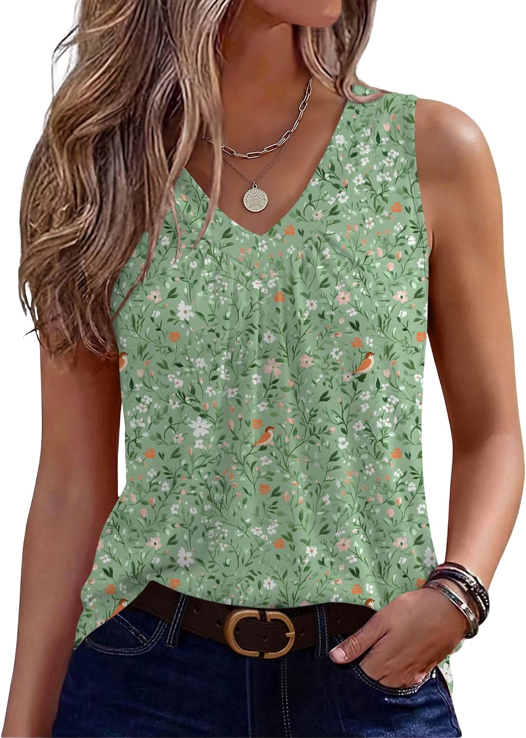 Thumbnail 6 de Zeagoo Tank Top V Neck Loose Fit