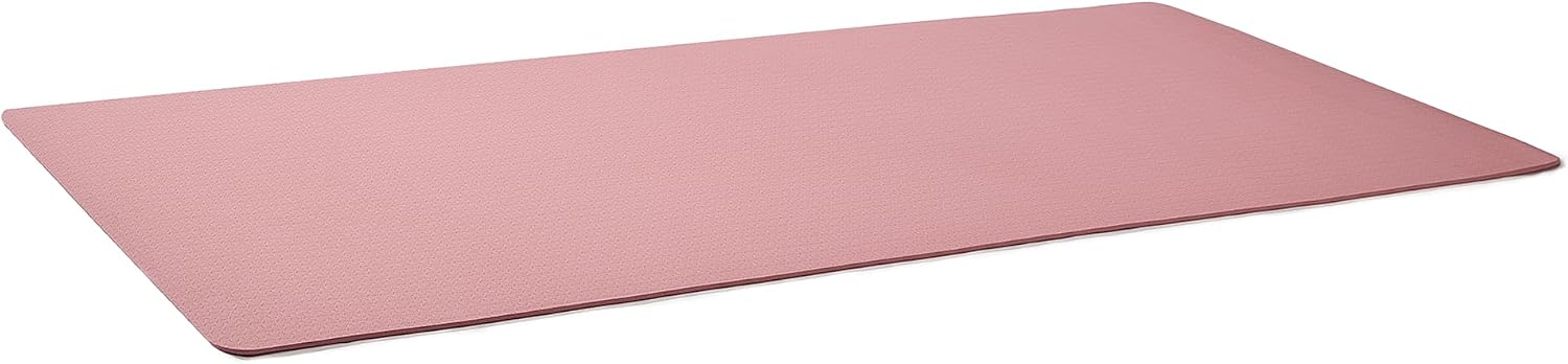 Detalle de Amazon Basics 1/4 Inch Thick TPE Exercise Yoga Mat with Carrying Strap