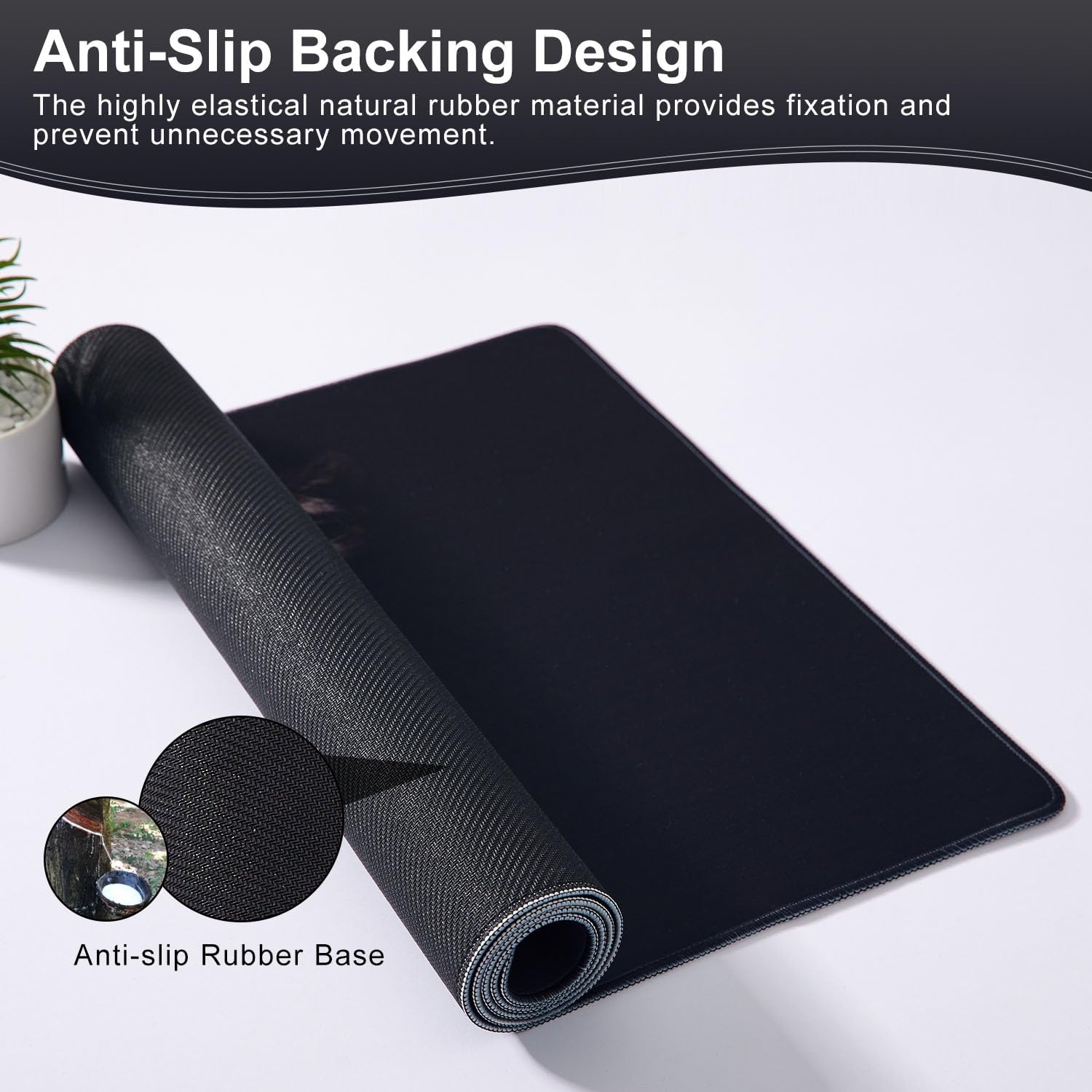 Thumbnail 2 de DOBAOJIA Schreibtischunterlage Mauspad 700x300 XL – auslaufsichere Oberfläche & rutschfester Gummi-Boden