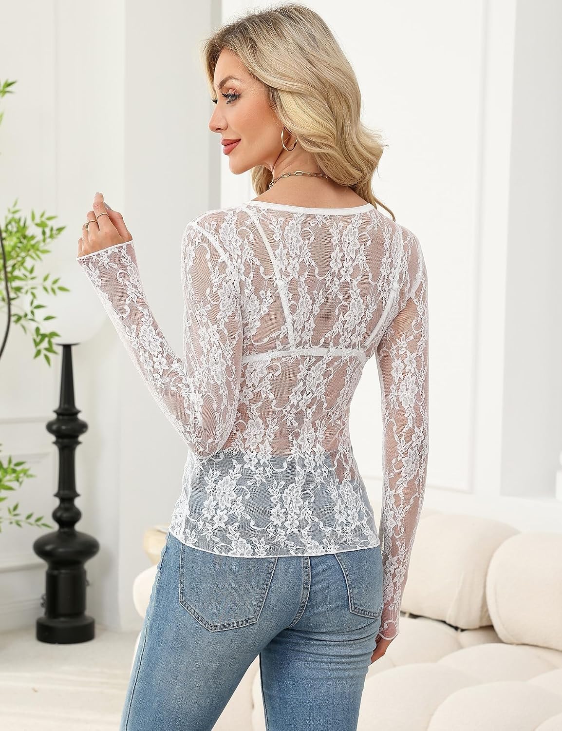 Thumbnail 1 de LOMON Women's Mesh Top in Nylon