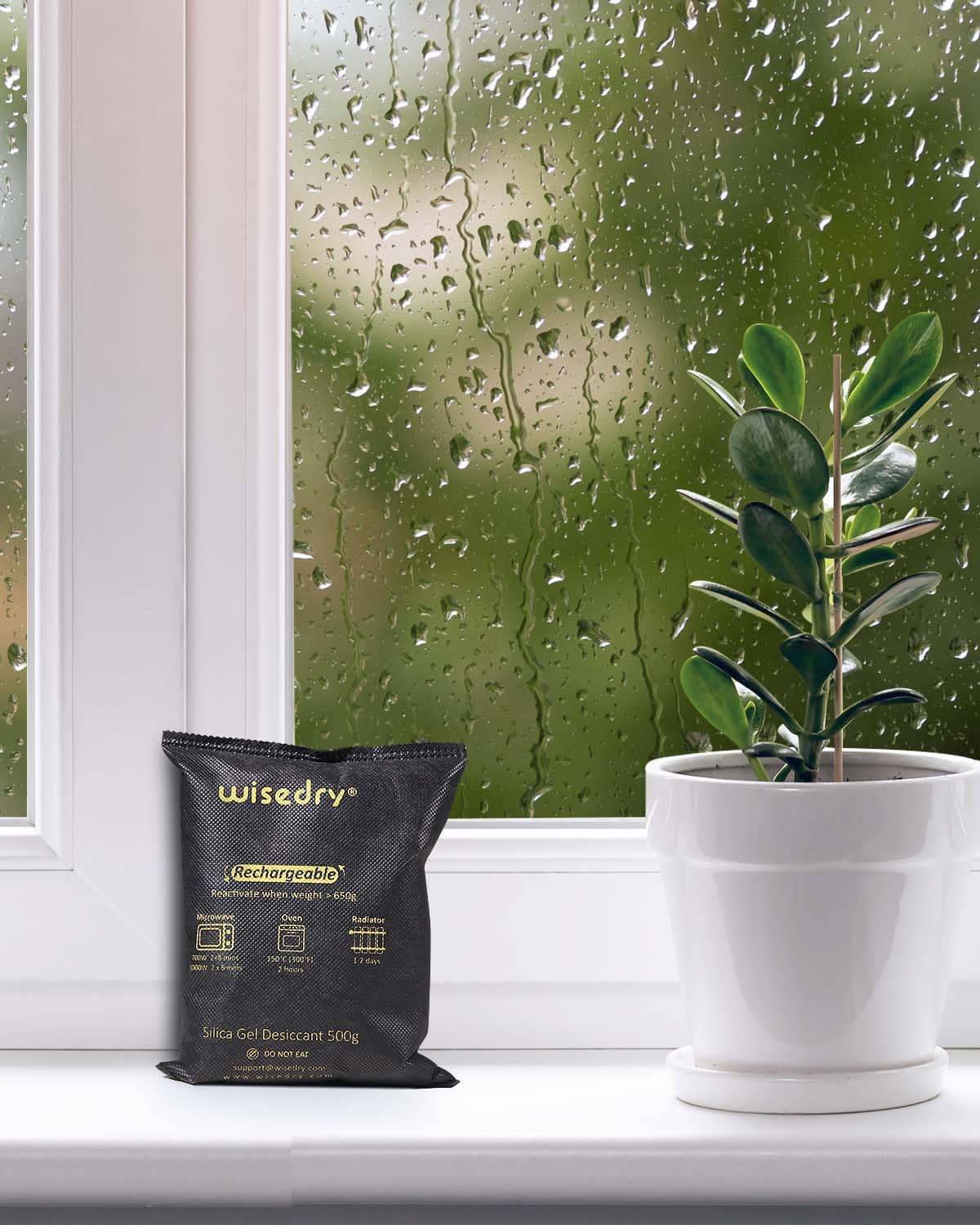 Thumbnail 6 de Wisedry 500g Silica Gel Packets Large for Clothes Storage