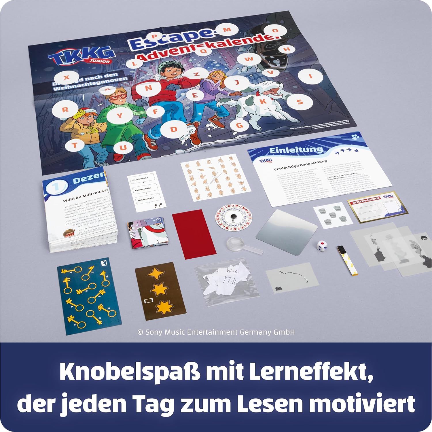 Thumbnail 6 de FRANZIS 67240 TKKG Junior Escape-Adventskalender: Die Jagd nach den Weihnachtsganoven