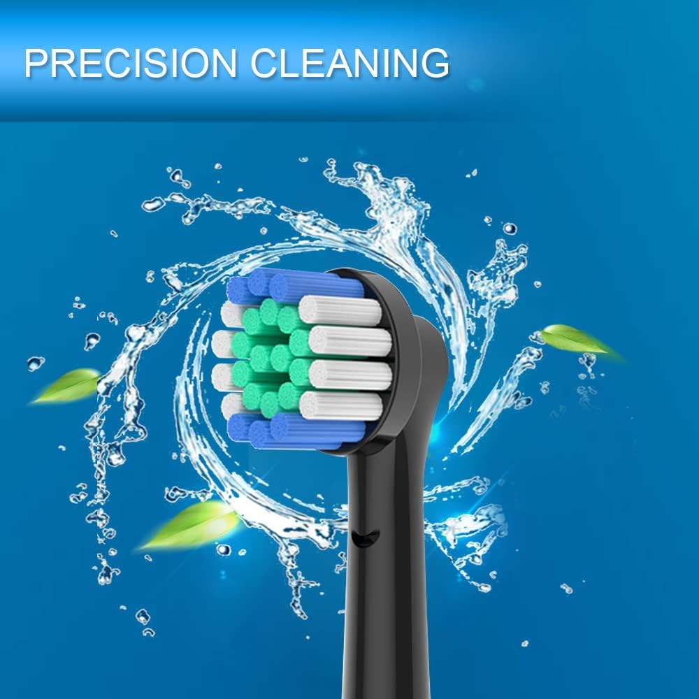 Thumbnail 4 de 16 Count replacement toothbrush heads for Oral-B electric toothbrushes (black)
