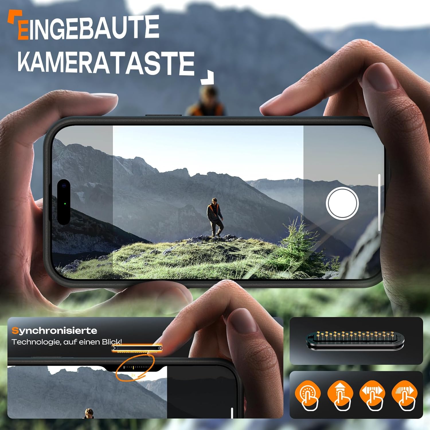 Thumbnail 6 de TOCOL Hülle für iPhone 17 6,3" – MagSafe mit Kamerasteuerung, Magnetring & Kameraschutz