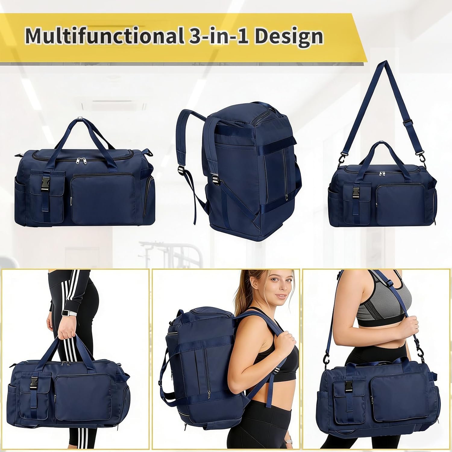 Detalle de Cozary Borsa palestra 42L sport 3 in 1