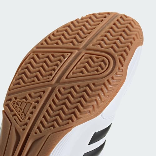 Detalle 2 de adidas Herren Speedcourt Indoor Shoes – Cloud White/Core Black/Gum, 42 EU