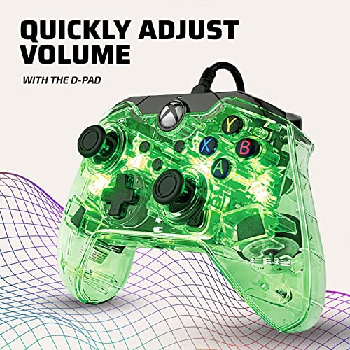 Detalle de Mando PDP con cable Afterglow Prismático para Xbox Series X|S y Xbox One (Azul)