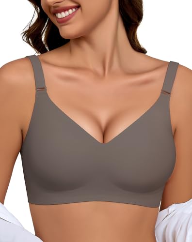 Detalle de EIISSION Sujetador sin aros Mujer | Reductor push up con relleno cómodo y cobertura total