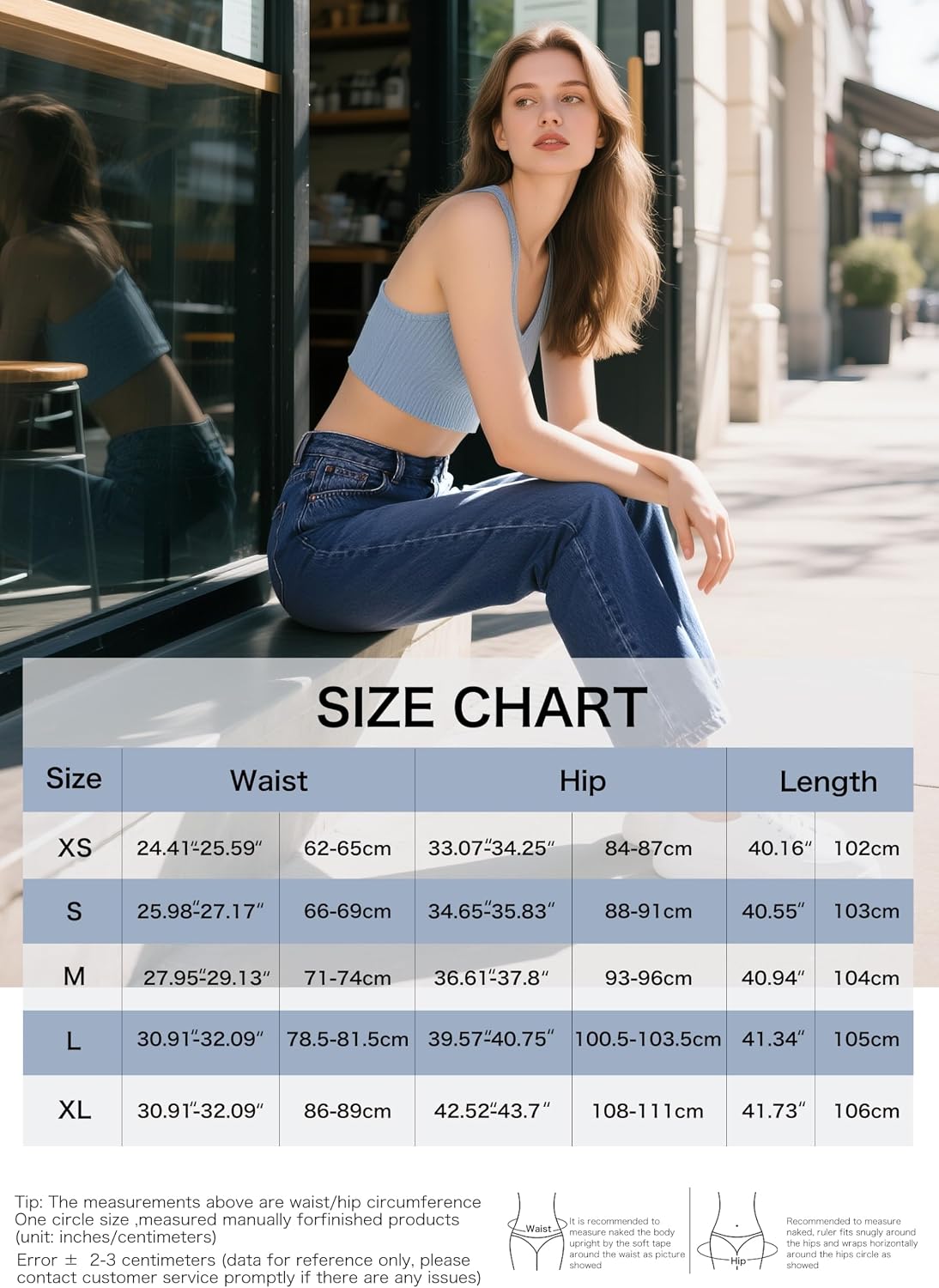 Detalle 2 de LaiEr Women's High Stretch Yoga Jeans: Skinny, Hip-Lifting & Pocket-Ready Micro Bootcut Trousers