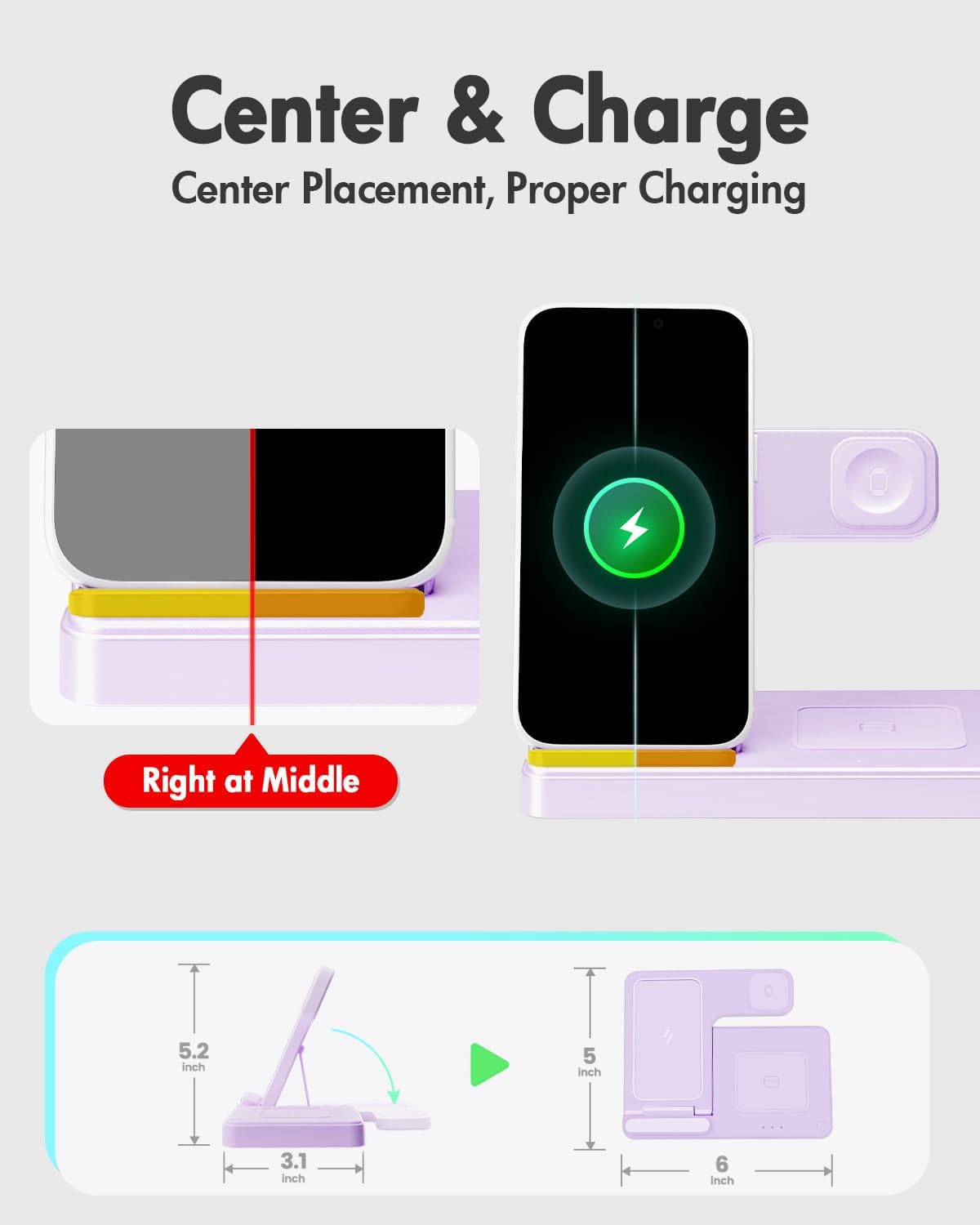 Thumbnail 6 de GETPALS 3-in-1 Wireless Charger