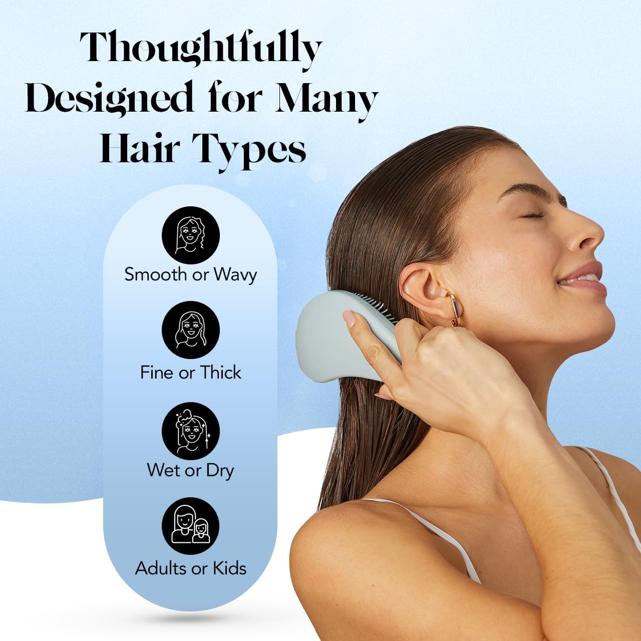 Thumbnail 3 de Kitsch Brosse démêlante – Brosse douce pour cheveux bouclés 🎨