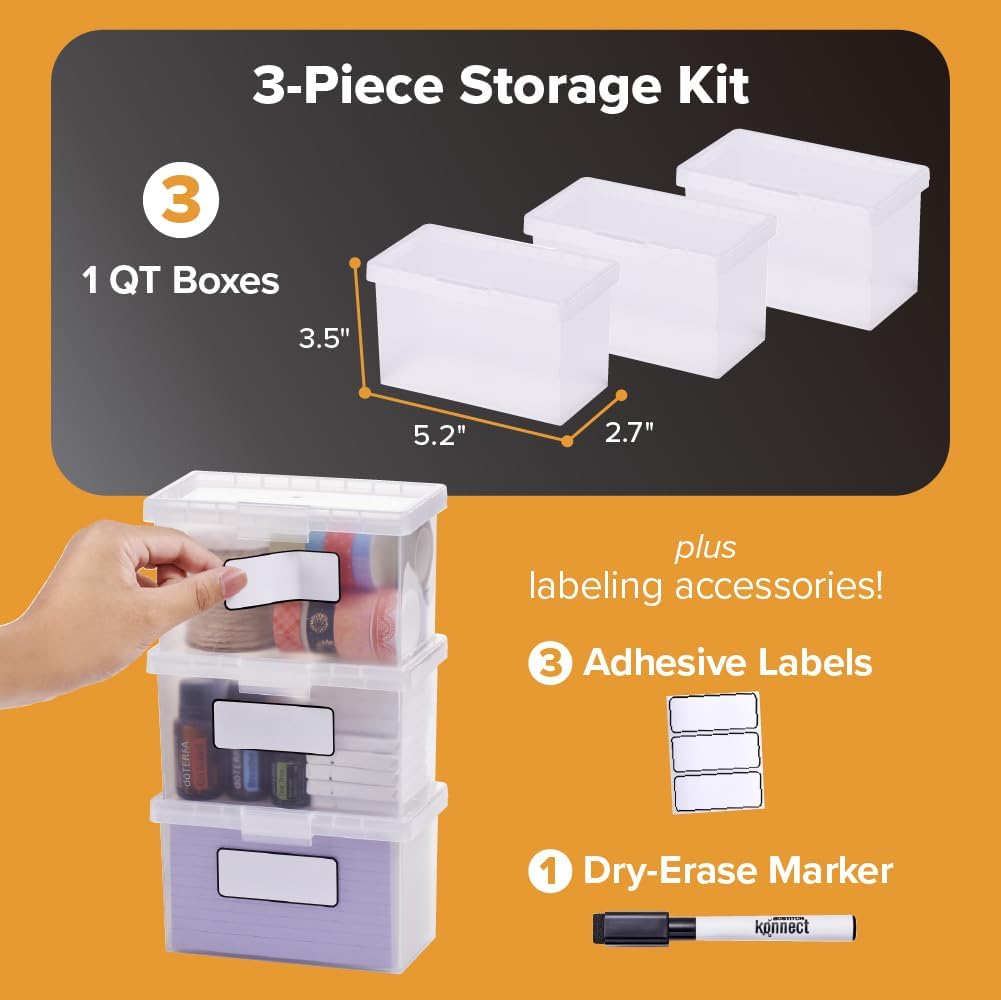 Detalle 1 de Bostitch Storage Containers 1 Qt