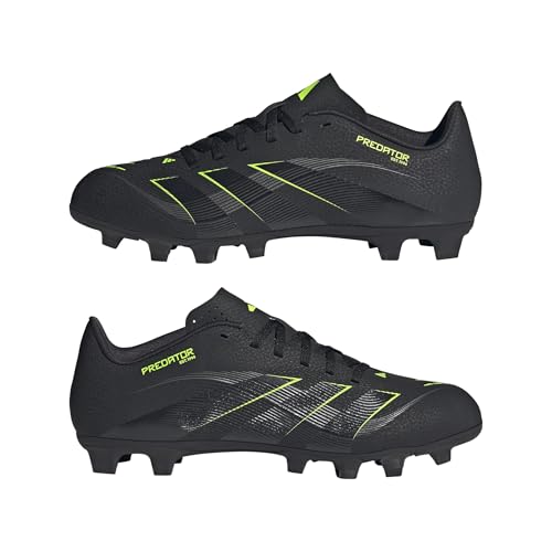 Thumbnail 7 de adidas Predator Club Firm Ground/Multi Ground Football Boots (Unisex) - Core Black/Carbon/Lucid Lemon, 9 UK