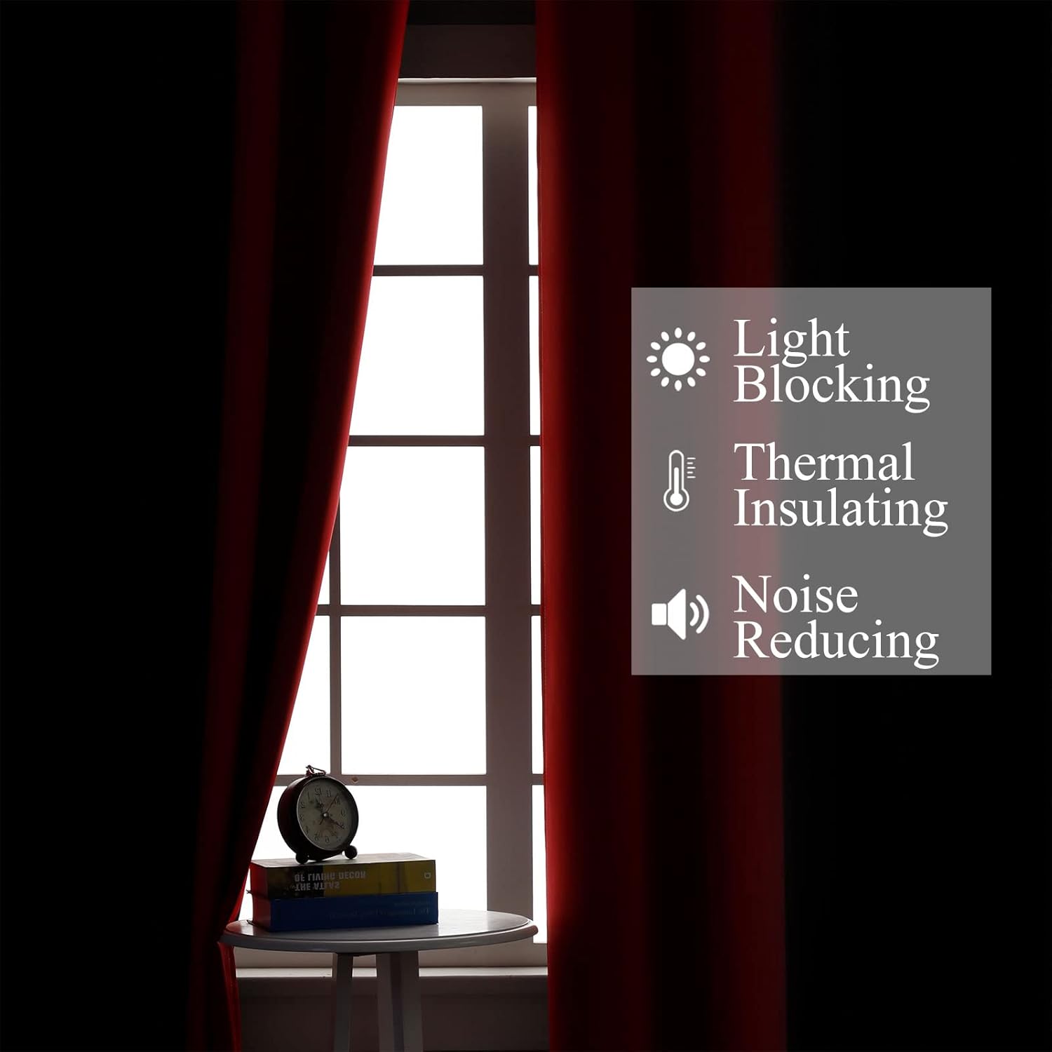 Thumbnail 2 de VEHEDE Ombre blackout curtains 90 inch