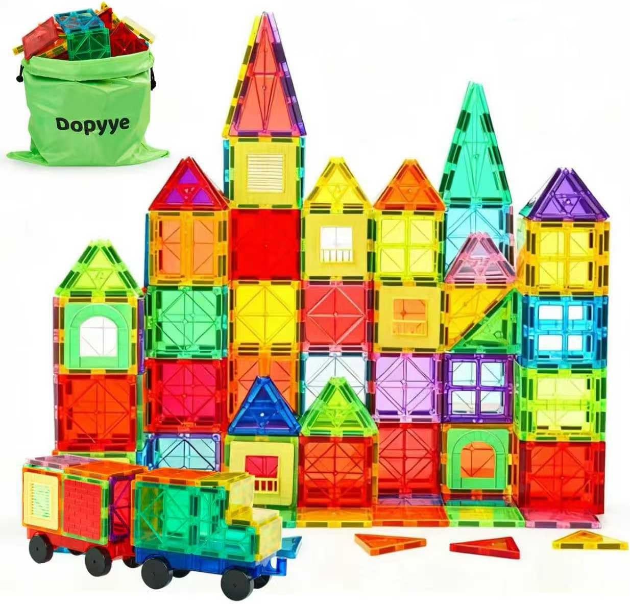 Detalle de Dopyye Magnetic Building Tiles 100 PCS 🧩
