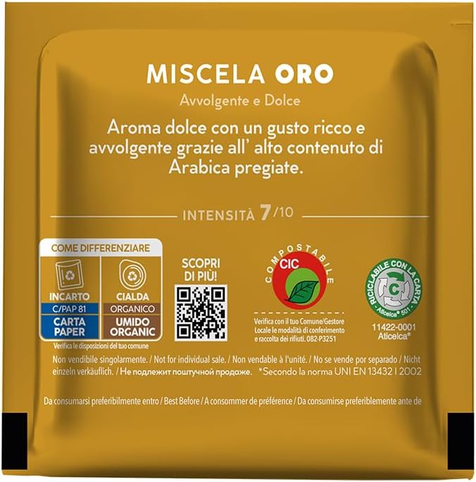 Thumbnail 2 de Caffè Borbone Dosette Compostable Mélange Or – 150 dosettes ESE, Arabica/Robusta