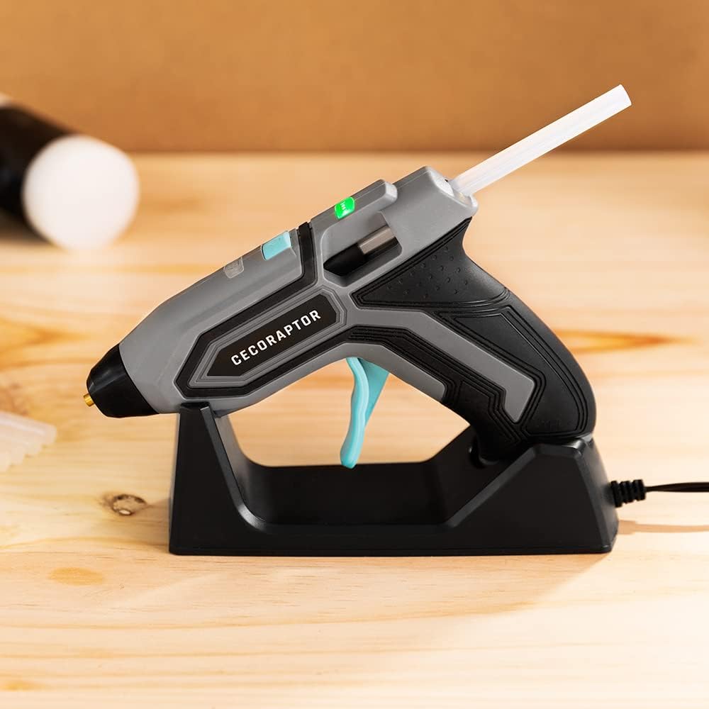 Detalle de Cecotec Pistola per Colla a Caldo Senza Fili CecoRaptor Perfect Fix – 3,7 V, 1500 mAh