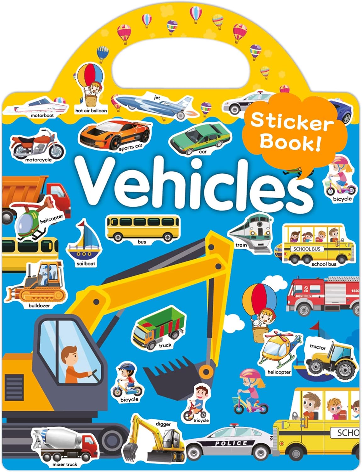 Benresive Reusable Sticker Book 36 🎨