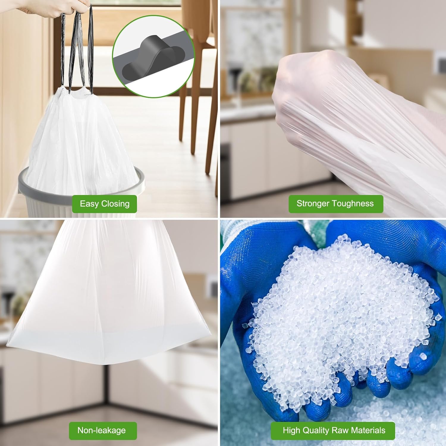 Thumbnail 4 de CORESLUX 50L Bin Liners Drawstring Bags
