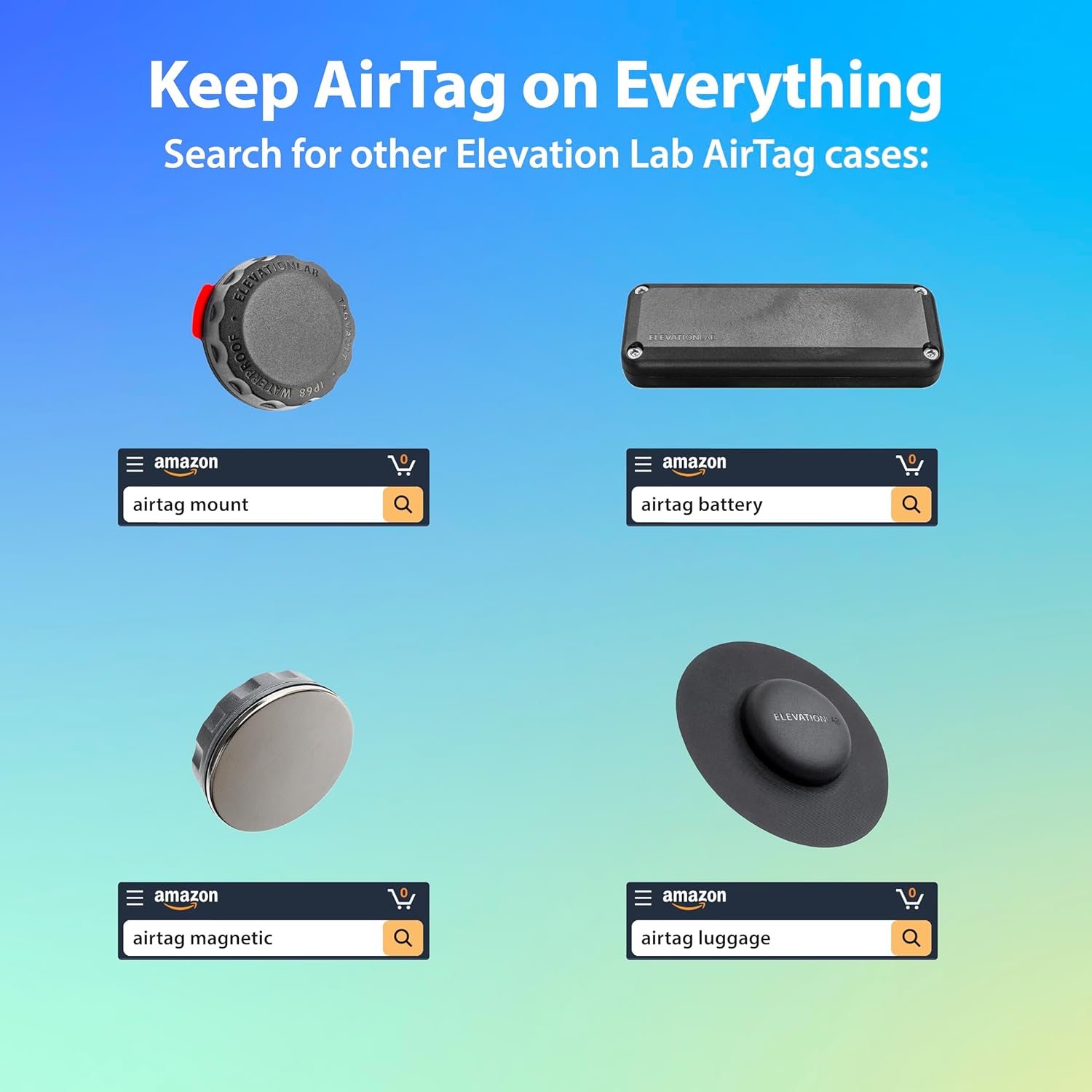 Thumbnail 6 de Elevation Lab TagVault AirTag Wallet Holder — Thinnest AirTag card
