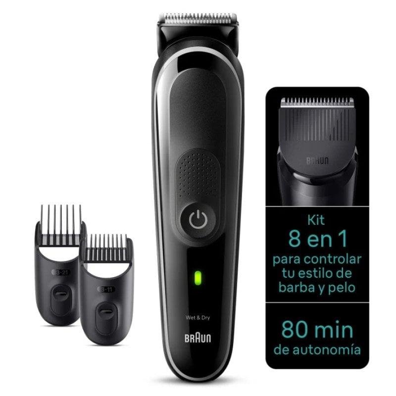 Detalle de Braun Series 3 MGK3440 Recortadora Inalámbrica 8 en 1 para Hombre