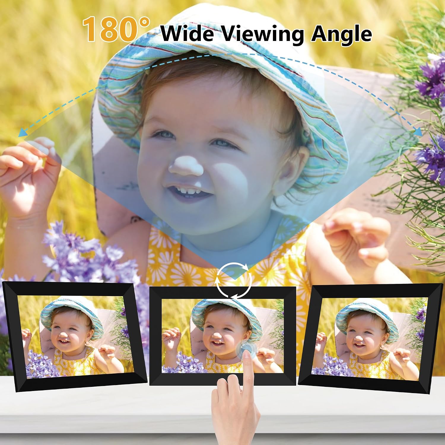 Thumbnail 4 de REUMAR 10.1 inch Digital Photo Frame