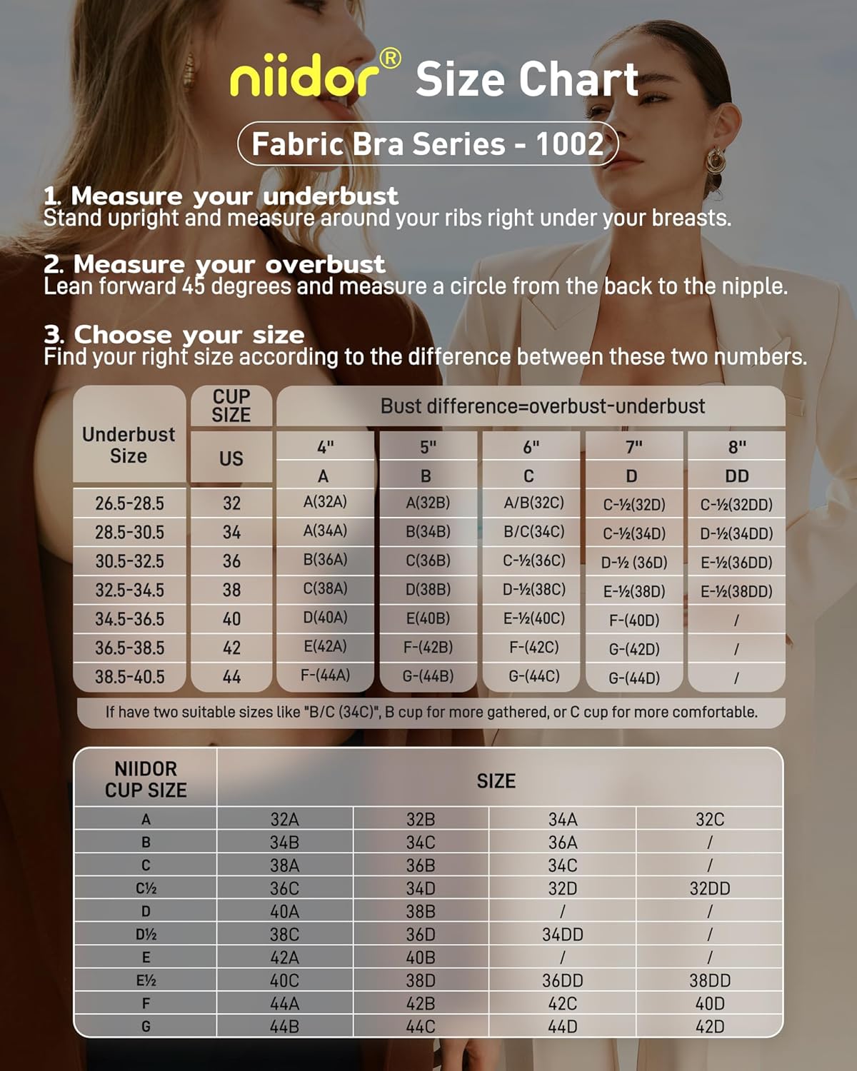 Thumbnail 5 de Niidor Silicone Adhesive Strapless Push-Up Bra with Reusable Nipple Covers