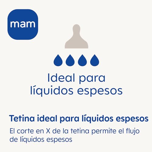 Thumbnail 4 de MAM Tetina X para líquidos espesos (a partir de 6 meses) – Pack de 2, Silicona SkinSoft