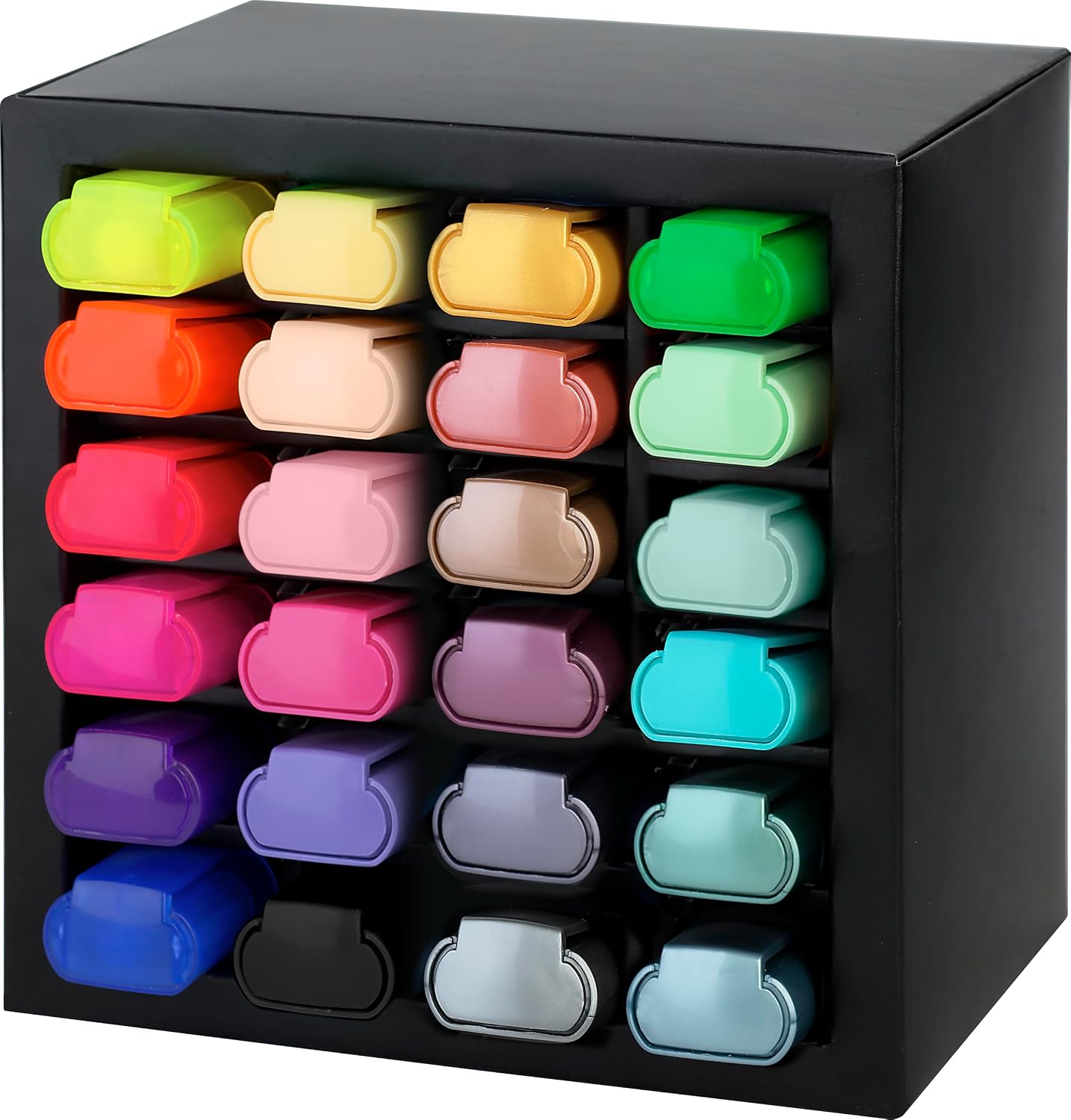 Thumbnail 5 de Faber-Castell 254602: Set di 24 Evidenziatori in Organizer da Scrivania – Pastello, Metallizzati e Neon