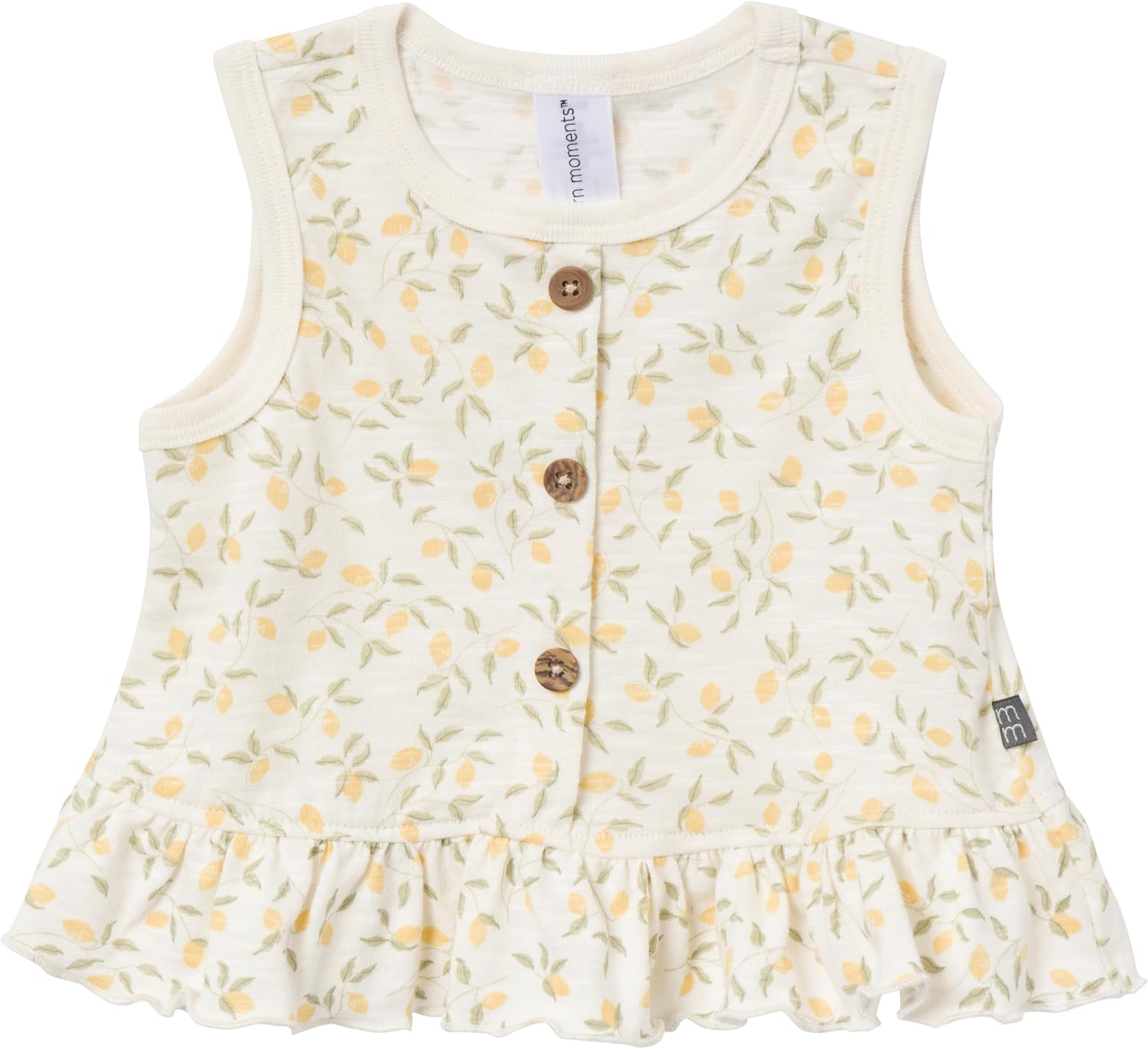 Detalle 2 de Modern Moments by Gerber Baby Girls' Top and Shorts Set, 3–6 Months